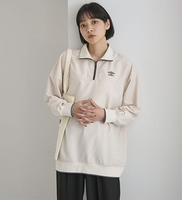 BELLUNA（ベルーナ）の「＜ｕｍｂｒｏ＞ハーフジッププルオーバー（カットソー）」｜詳細画像