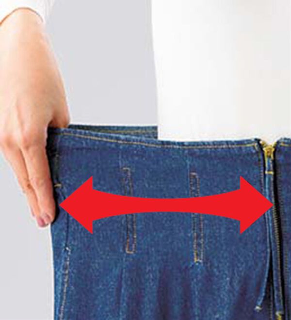 ルフラン（ルフラン）の「【２色組】柔らかデニムデザインスカート（ロングスカート）」｜詳細画像