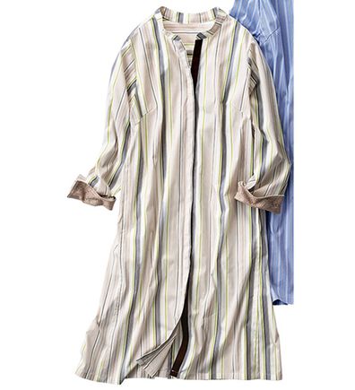 VINNO（ヴィノ）の「ＵＶコットン混ストレッチワンピース（カットソーワンピース）」