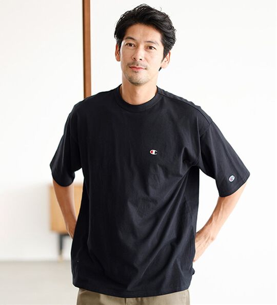 チャンピオン＞綿１００％５分袖Ｔシャツ - ベルーナ【公式】