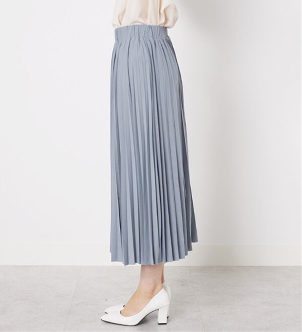 BELLUNA（ベルーナ）の「洗っても形が崩れにくい！プリーツスカート（ロングスカート）」｜詳細画像