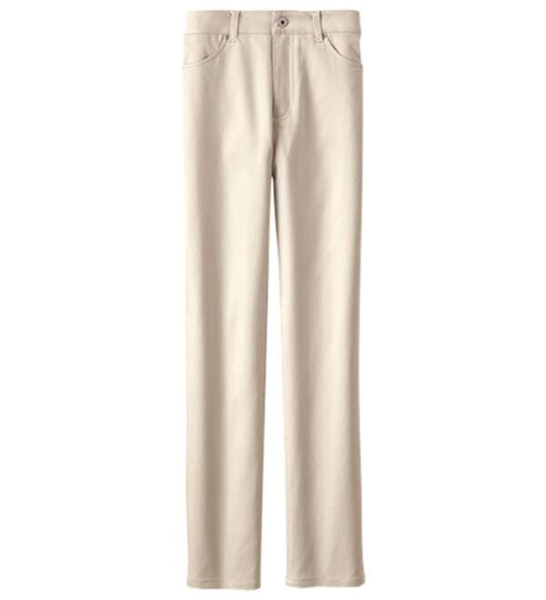 BELLUNA（ベルーナ）の「サラリ速乾！綿サテンストレッチカラーパンツ（フルレングスパンツ）」｜詳細画像