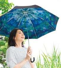 「世界の名画晴雨兼用ＵＶカットセレブ傘（レイングッズ）」