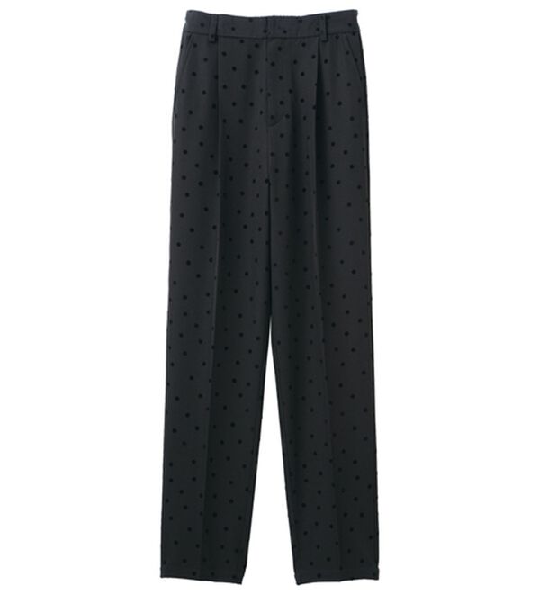 RANAN（ラナン）の「ドット柄プリントテーパードパンツ（フルレングスパンツ）」｜詳細画像