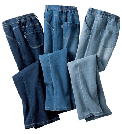 ルフラン（ルフラン）の「【３本組】ＳＯＲＡ（ソラ）デニム（フルレングスパンツ）」