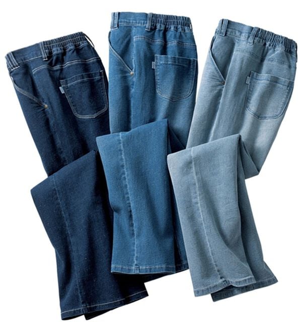 ルフラン（ルフラン）の「【３本組】ＳＯＲＡ（ソラ）デニム（フルレングスパンツ）」｜3本組