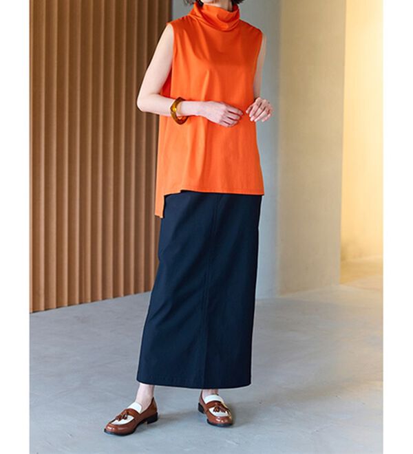 RANAN（ラナン）の「スリーブレスハイネックプルオーバー（カットソー）」｜詳細画像