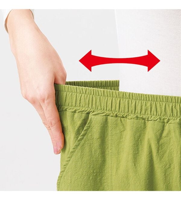 ルフラン（ルフラン）の「【２本組】さらり綿素材デザインパンツ（フルレングスパンツ）」｜詳細画像