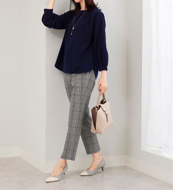 BELLUNA（ベルーナ）の「サマ見え！美脚テーパードパンツ（テーパードパンツ）」｜詳細画像