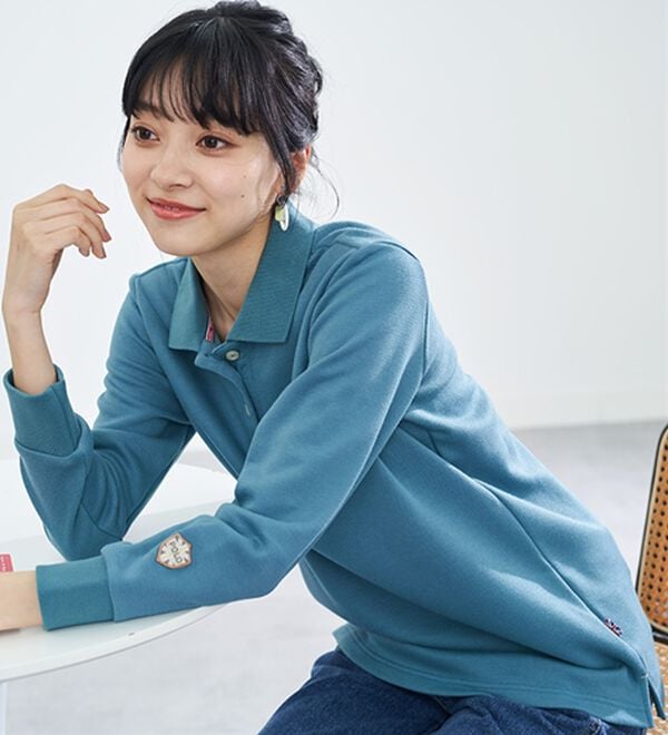 BELLUNA（ベルーナ）の「【ＰＯＬＯ　ＢＣＳ】裏起毛かのこポロシャツ（ポロシャツ）」｜詳細画像