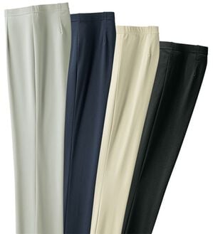 ルフラン（ルフラン）の「日本製すっきりチュニックパンツ（フルレングスパンツ）」｜4本組