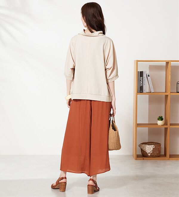 BELLUNA（ベルーナ）の「フード風衿デザインプルオーバー（カットソー）」｜詳細画像