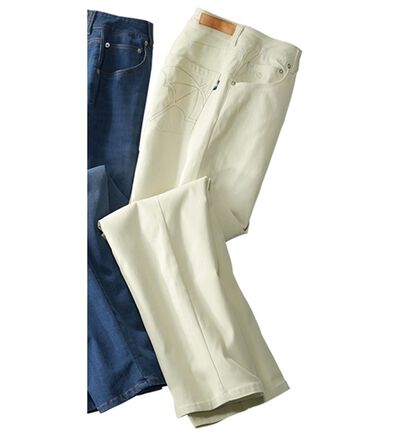 ルフラン（ルフラン）の「〔ａ・Ａ・Ｐ〕刺しゅうストレッチ美脚パンツ（フルレングスパンツ）」