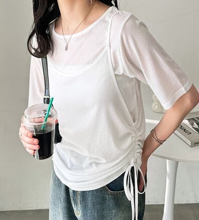 GeeRA（ジーラ）の「シアースラブレイヤードセット（アンサンブル）」