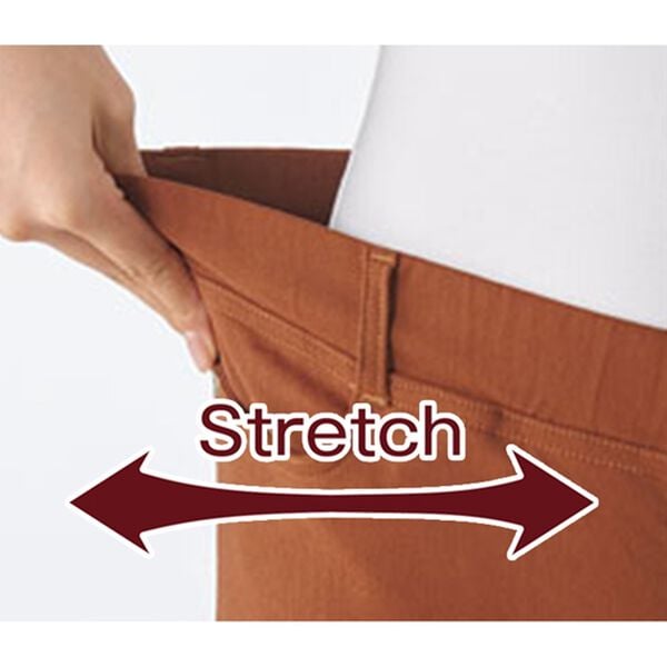 BELLUNA（ベルーナ）の「サイズ満載！伸びる裏起毛パンツ（フルレングスパンツ）」｜詳細画像