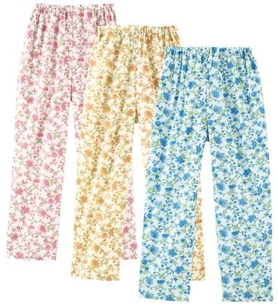 「【３色組】綿１００％下だけパジャマ（パジャマ・ルームウェア）」