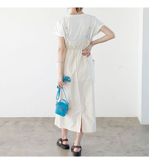 GeeRA（ジーラ）の「ミリタリーナイロンジャンパースカート（ロングスカート）」｜詳細画像