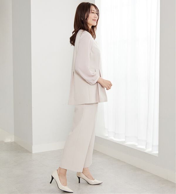 BELLUNA（ベルーナ）の「＜Ｃ／Ｓ＞センタータックワイドパンツ（ワイドパンツ・ガウチョ）」｜詳細画像