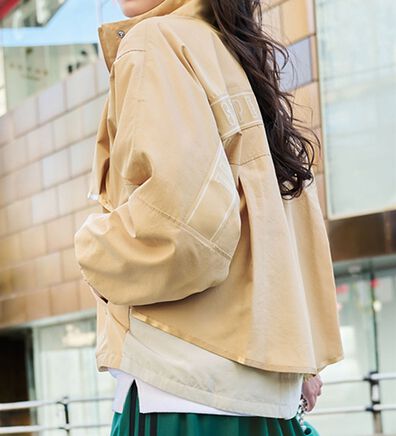 RANAN（ラナン）の「＜ａｄｉｄａｓ＞Ｗ　ＷＯＲＤ　ウーブンジャケット（ブルゾン）」