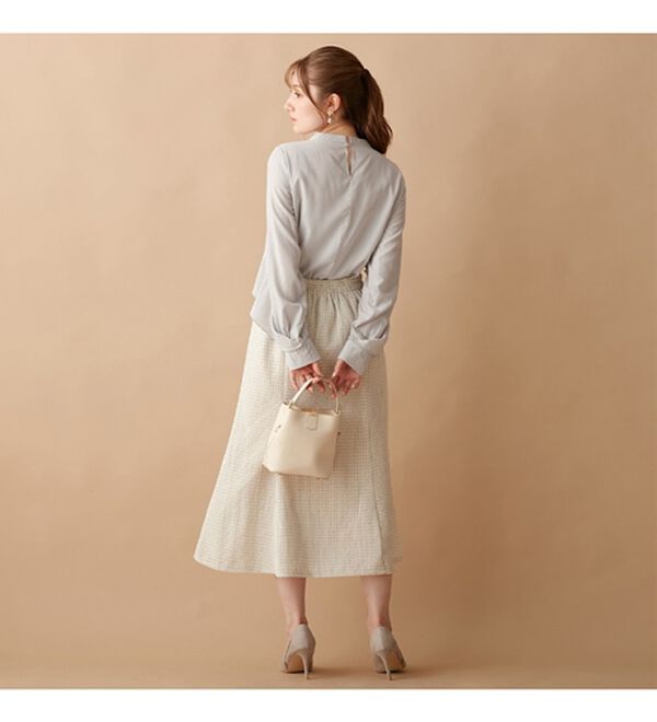 alotta（アロッタ）の「フリル袖プチハイネックブラウス（ブラウス）」｜詳細画像