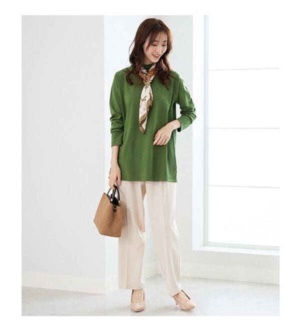 BELLUNA（ベルーナ）の「ベスト付ニットチュニックアンサンブル（アンサンブル）」｜詳細画像