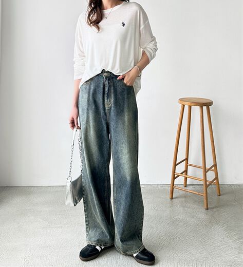 新品近いHermaphrodite濃紺ジーンズW29(w82cm)定価2，5万ダックディガーエルマフロディット赤耳尾錠ビンテージアナディス