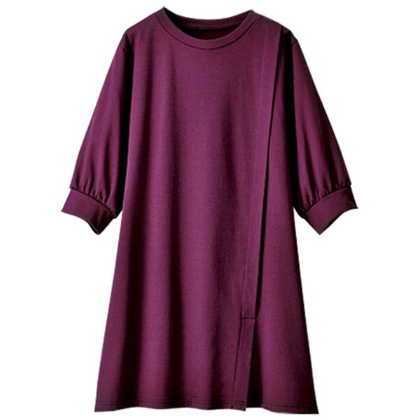BELLUNA（ベルーナ）の「汗ジミ対策！スリットデザインチュニック（チュニック）」｜詳細画像