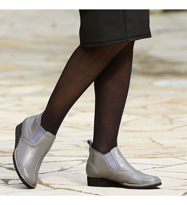 ルフラン（ルフラン）の「ぬくぬくフリース牛革ゴアブーティ（ブーツ）」｜詳細画像