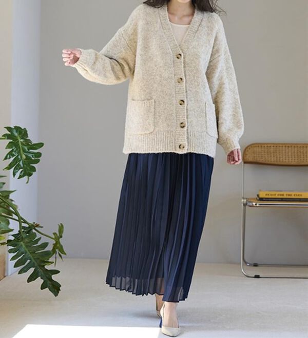 RANAN（ラナン）の「プリーツロングスカート（ロングスカート）」｜詳細画像