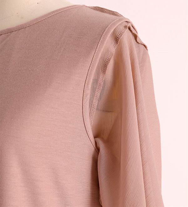 BELLUNA（ベルーナ）の「ふわり涼やか！楊柳シフォン重ねチュニック（チュニック）」｜詳細画像