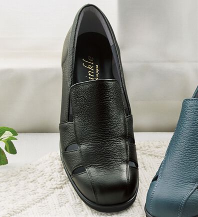 ルフラン（ルフラン）の「柔らかレザーの４Ｅグルカ風デザインシューズ（スリッポン）」