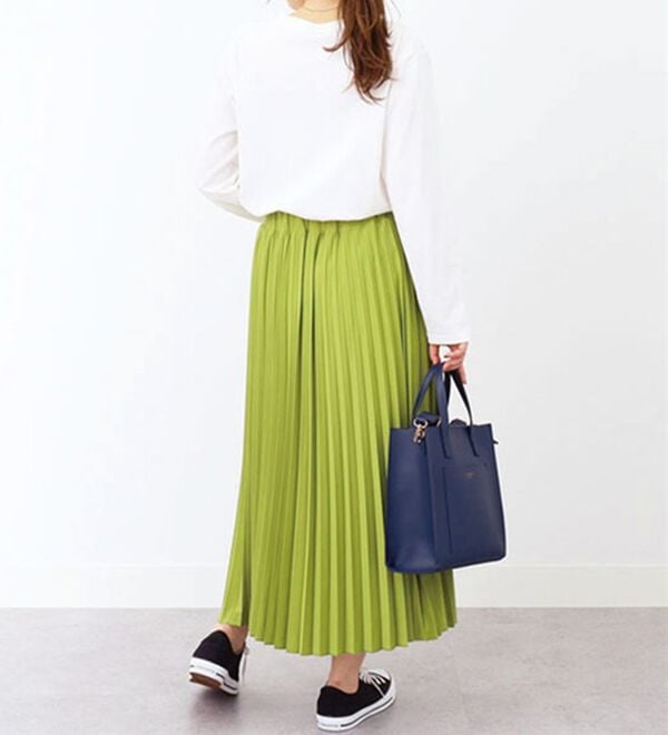 BELLUNA（ベルーナ）の「洗っても形が崩れにくい！プリーツスカート（ロングスカート）」｜詳細画像