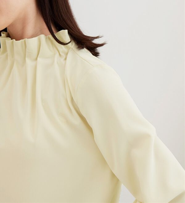 BELLUNA（ベルーナ）の「着脱楽々！タックデザインブラウス（ブラウス）」｜詳細画像