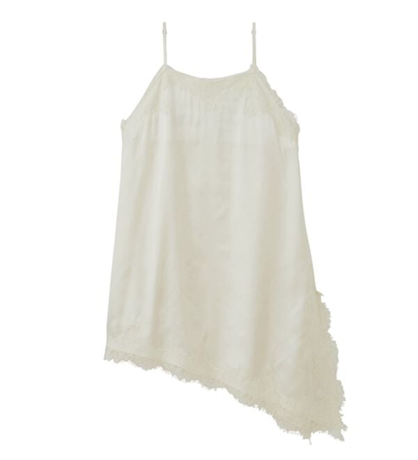 RANAN（ラナン）の「アシメレースサテンチュニック（チュニック）」｜詳細画像