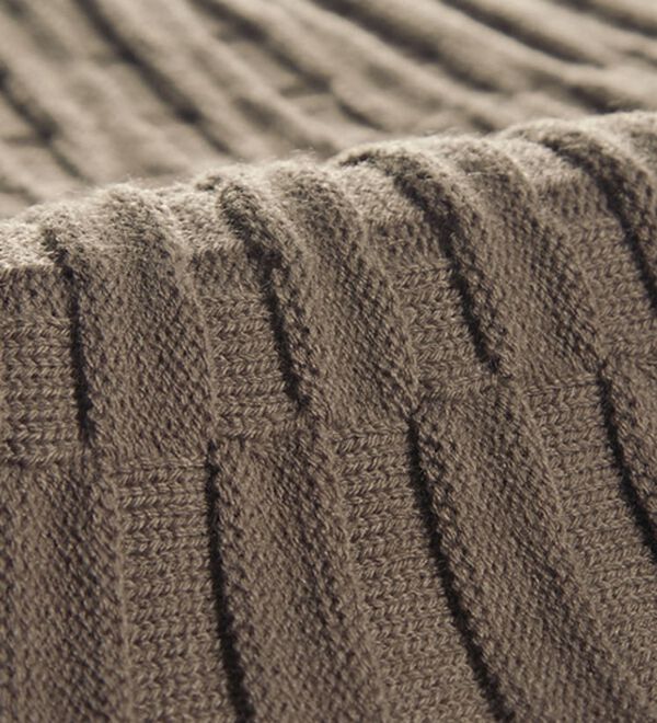 BELLUNA（ベルーナ）の「《体型カバーが嬉しい！》編地変化ボタン使いニットアンサンブル（ベスト）」｜詳細画像