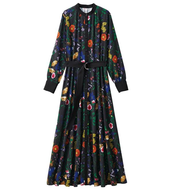 RANAN（ラナン）の「配色ボタニカルシャツワンピース（シャツワンピース）」｜詳細画像