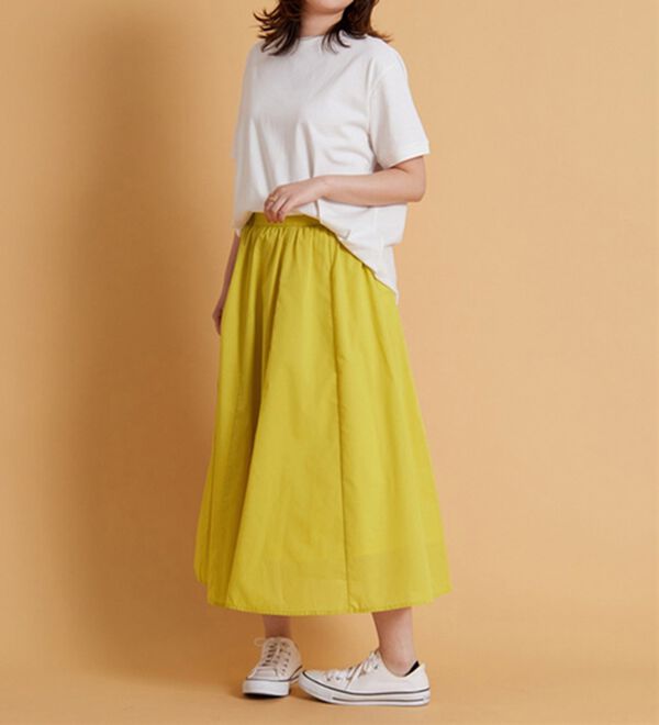 BELLUNA（ベルーナ）の「ふんわり切替フレアースカート（ロングスカート）」｜詳細画像