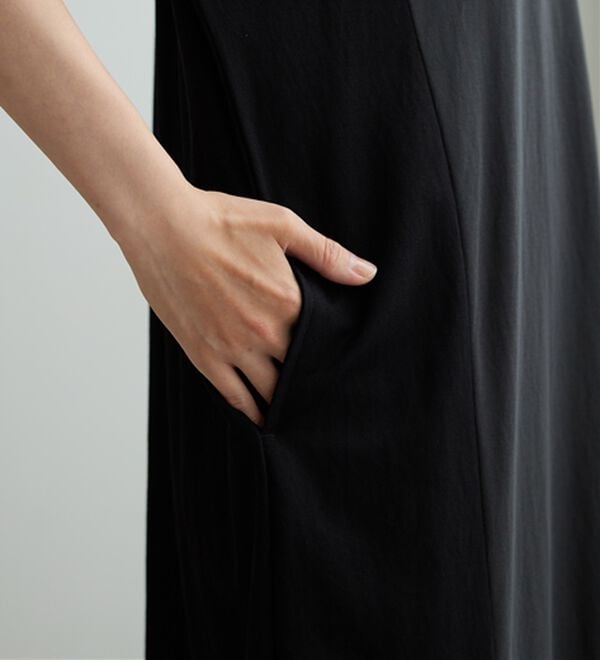 BELLUNA（ベルーナ）の「細見えを叶える！配色切替ワンピース（その他ワンピース）」｜詳細画像