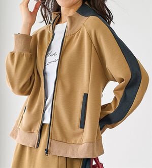 BELLUNA（ベルーナ）の「【Ｌａｇｒｉｌｕａ】配色ライン使いコクーンジャケット（その他ジャケット）」｜詳細画像