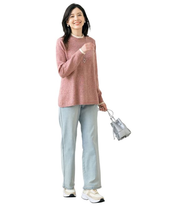 ルフラン（ルフラン）の「肌心地やわらか＊カラフルニット（ニット・セーター）」｜詳細画像