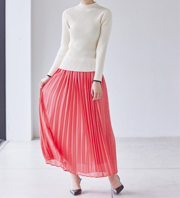 RANAN（ラナン）の「プリーツロングスカート（ロングスカート）」｜詳細画像