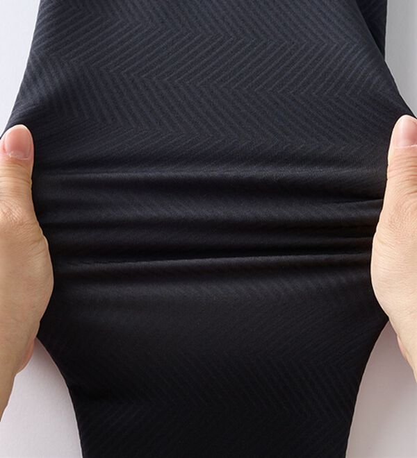 「＜アディゼロ＞ジャカード　長袖シャツ（メンズシャツ）」｜詳細画像