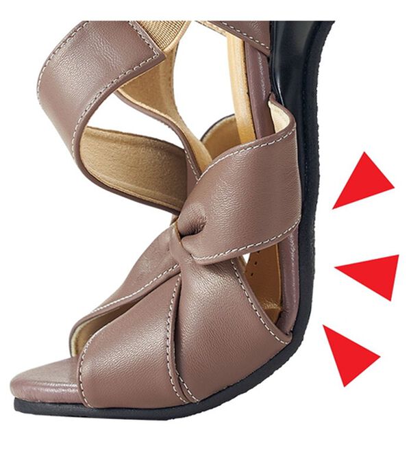 ルフラン（ルフラン）の「時見さんの５Ｅエレガントクロスサンダル（サンダル・ミュール）」｜詳細画像