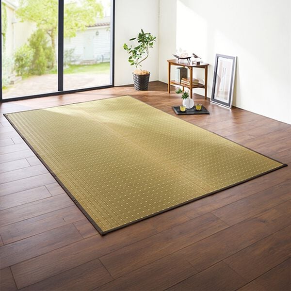 「国産掛川織い草　「吉兆」（い草ラグ）」｜詳細画像