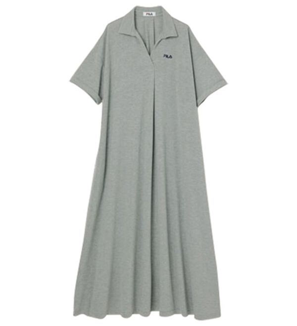 RANAN（ラナン）の「＜ＦＩＬＡ＞ゆったりフレアーポロワンピース（その他ワンピース）」｜詳細画像