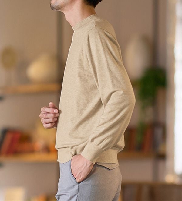 REMEN'S（リメンズ）の「【洗える】やわらかタッチハイネックセーター（メンズニット・セーター）」｜詳細画像