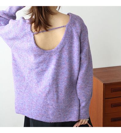 GeeRA（ジーラ）の「メランジボリューム袖ニット（ニット・セーター）」