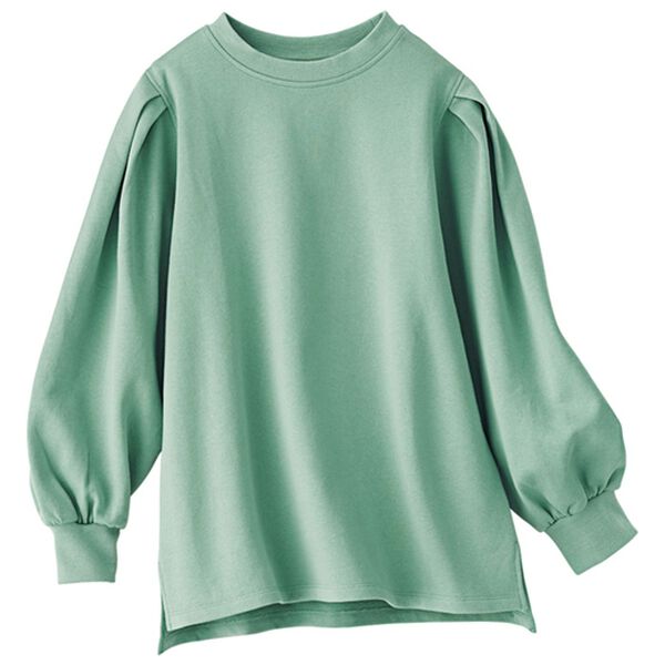 BELLUNA（ベルーナ）の「オーガニックコットン裏起毛スウェット（トレーナー・スウェット）」｜詳細画像