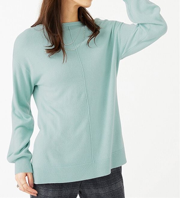 BELLUNA（ベルーナ）の「ふんわりカシミヤタッチニットプルオーバー（ニット・セーター）」｜詳細画像