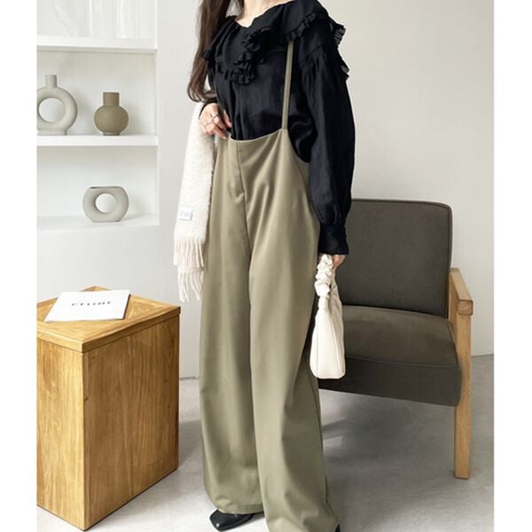 GeeRA（ジーラ）の「サロペットワイドパンツ（オールインワン）」｜詳細画像